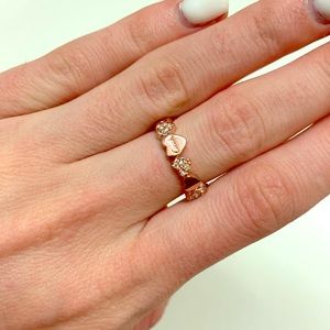 Rose Gold Coach Ring